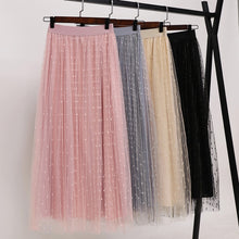 Load image into Gallery viewer, Summer Skirts Double Layer Pleated
