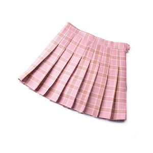 High Waist Chic Student Pleat Skirts