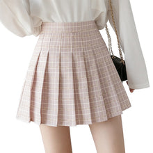 Load image into Gallery viewer, Style A-line Preppy College Style Girls Slim High Waist Skirts
